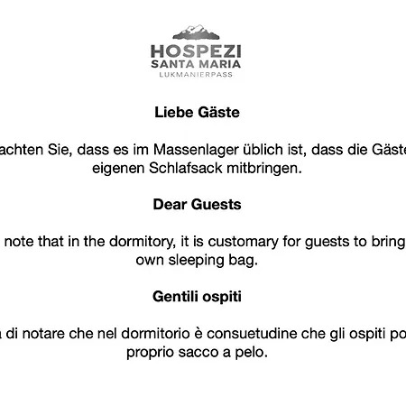 Hotell Hospezi Santa Maria